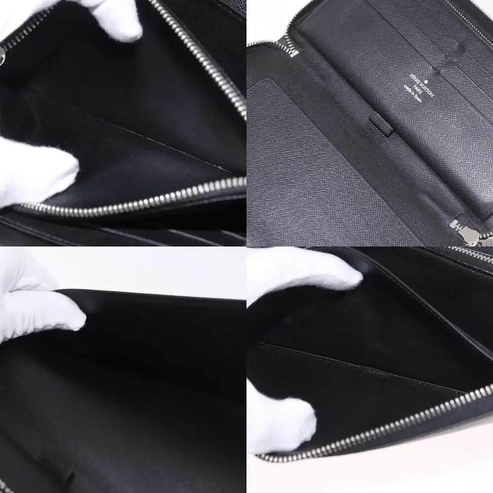 Louis Vuitton Damier Graphite Zippy Organizer Long Wallet Black